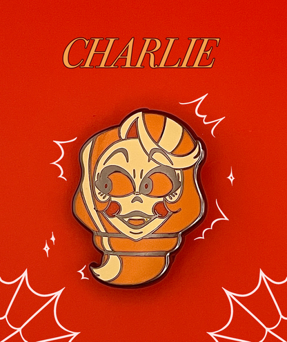 Hazbin Retro Halloween Enamel Pin